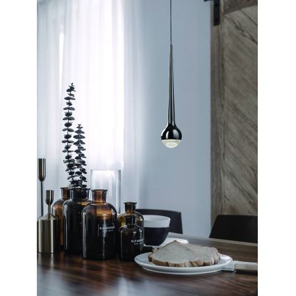 Open Design OR80261 - LED люстра на тросі CAPPI LED/5W/230V чорний хром