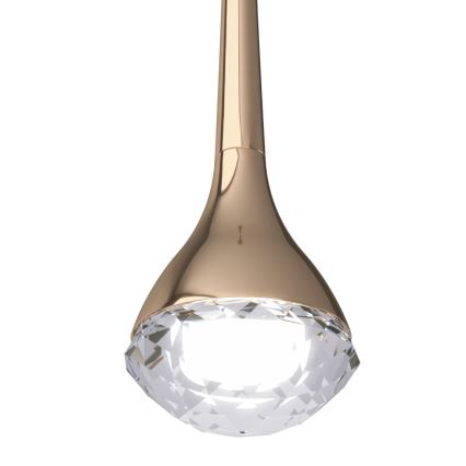 Open Design OR80315 - світлодіодна люстра на тросі CRIMA LED/7W/230V рожево-золотиста