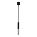 Open Design OR80810 - підвісна люстра SLIMI на тросі 1xG9/3,5W/230V чорна/золота