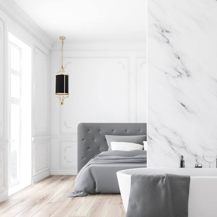 Open Design OR84108 - Люстра на ланцюгу LUNGA 1xE27/15W/230V золота/чорна