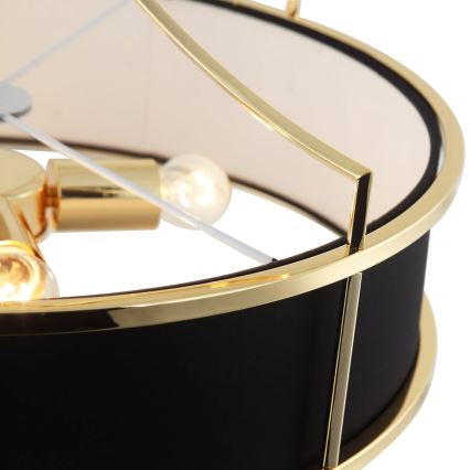 Open Design OR84146 - Люстра на штанзі STANZA 4xE27/15W/230V діаметр 55 см золота/чорна