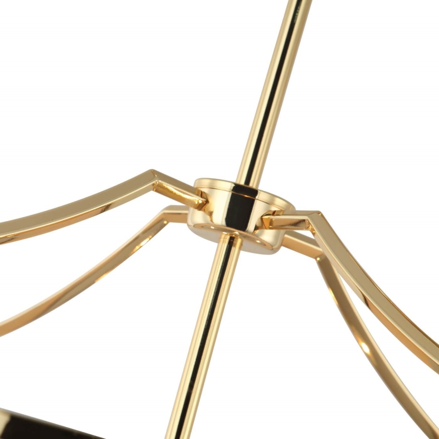 Open Design OR84146 - Люстра на штанзі STANZA 4xE27/15W/230V діаметр 55 см золота/чорна