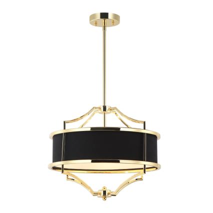 Open Design OR84153 - Люстра на штанзі STESSO 4xE27/15W/230V діаметр 42 см золота/чорна