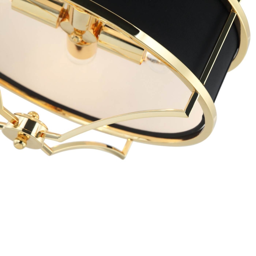 Open Design OR84153 - Люстра на штанзі STESSO 4xE27/15W/230V діаметр 42 см золота/чорна