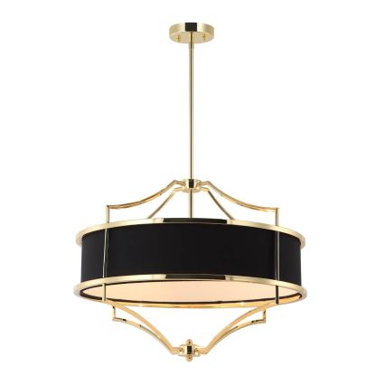 Open Design OR84160 - Люстра на штанзі STESSO 4xE27/15W/230V, діаметр 55 см, золота/чорна