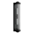 Open Design OR84498 - Настінний світильник для ванної кімнати FUMI 2xG9/8W/230V IP44 чорний