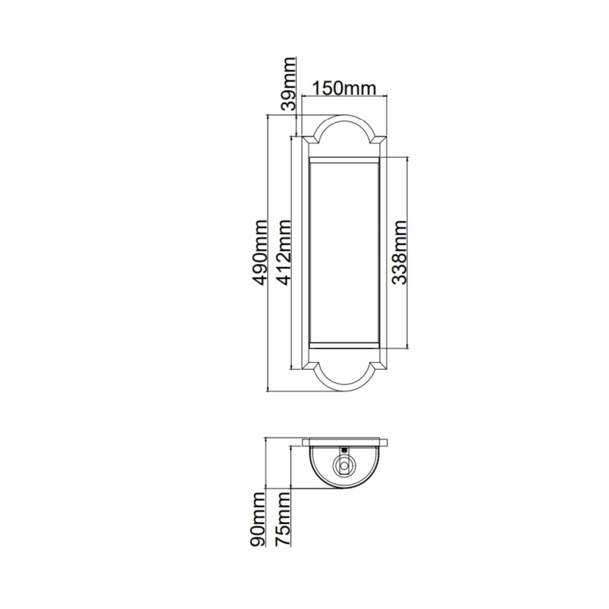 Open Design OR84542 - Настенный светильник LIBERO 2xE14/12W/230V, латунь