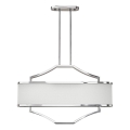 Open Design OR84849 - Люстра на штанге GERDO OVALE 6xE14/12W/230V глянцевый хром/белый