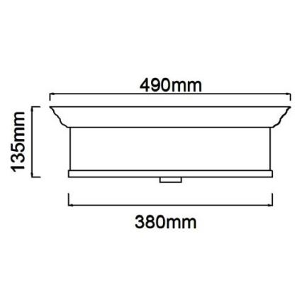 Open Design OR84900 - Потолочный светильник FAMBURO 4xE14/12W/230V, диаметр 38 см, золотой