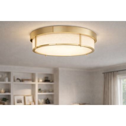 Open Design OR84931 - Потолочный светильник ROMI 4xE14/12W/230V, Ø 50 см, латунь