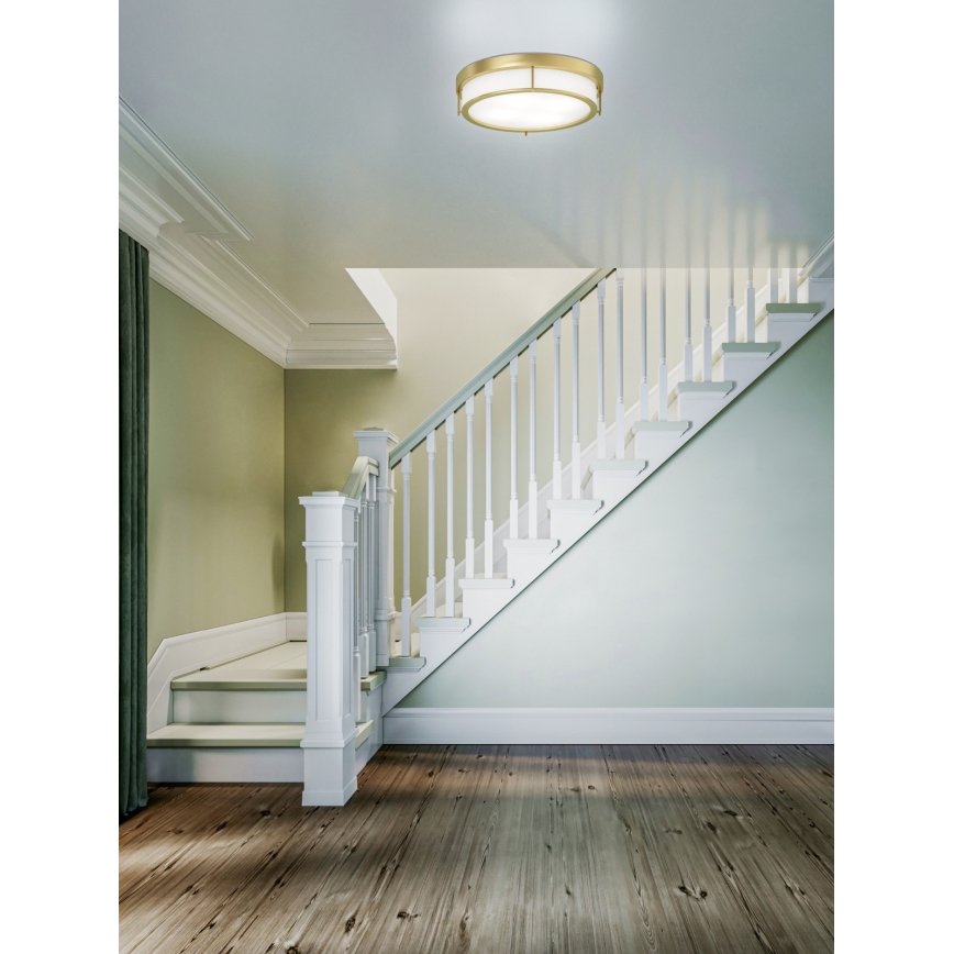 Open Design OR84955 - Стельовий світильник ROMI 3xE14/12 Вт/230 В, діаметр 40 см, латунь