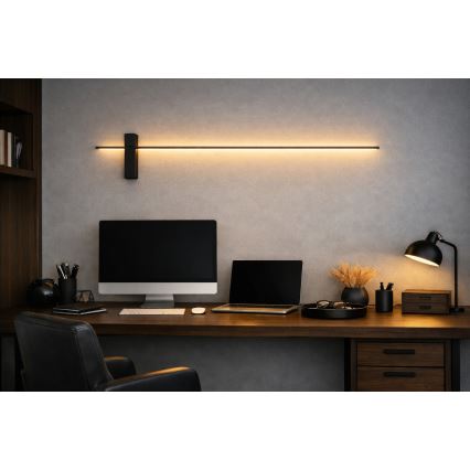 Open Design OR85051 - LED настенный светильник BENE LED/10,5W/230V 100 cm чёрный