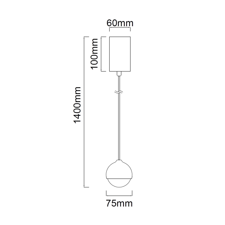 Open Design OR85099 - светодиодная люстра на тросе BOLICINA LED/5W/230V, золотая
