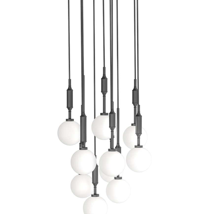 Open Design OR85372 - Люстра на тросі ERO 10xG9/8W/230V чорна