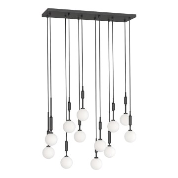 Open Design OR85464 - Подвесная люстра на тросах ERO 12xG9/8W/230V чёрная