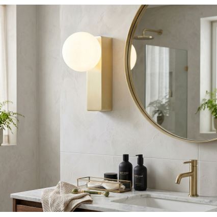 Open Design OR85532 - Настінний світильник для ванної кімнати BOLETTA 1xG9/8W/230V IP44 латунь