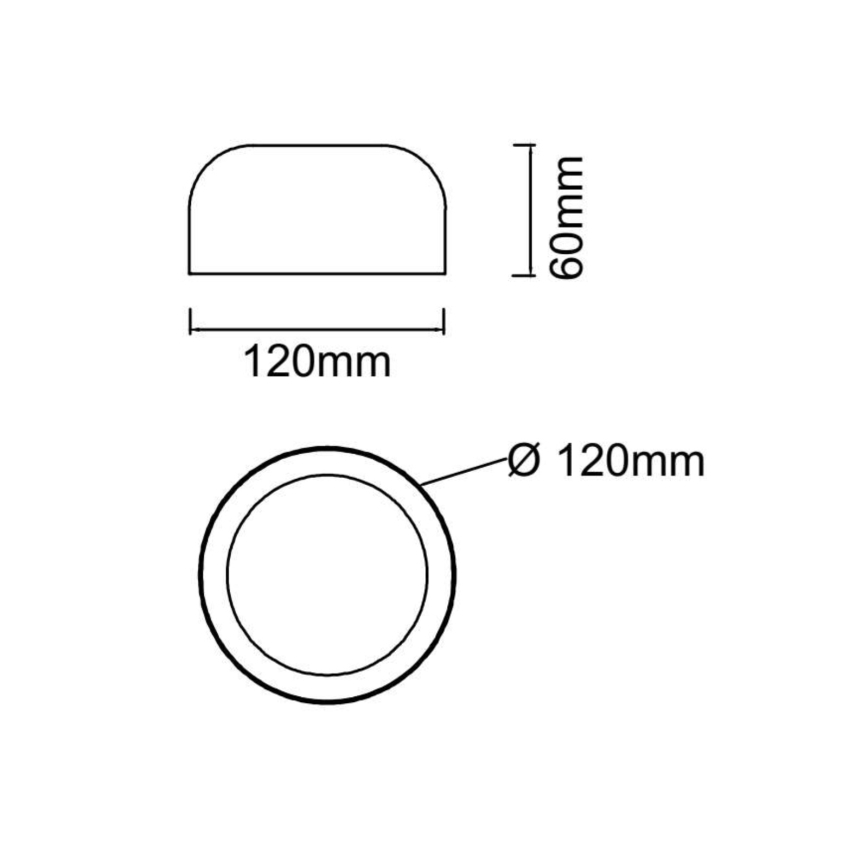 Open Design OR85884 - LED стельовий світильник CEDRONE LED/8W/230V 3000/4500/6500K Ø 12 см білий