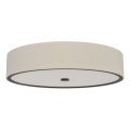 Open Design OR85990 - Потолочный светильник ZALINDRO 4xE27/15W/230V, диаметр 54,5 см, бежевый/коричневый