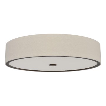 Open Design OR85990 - Потолочный светильник ZALINDRO 4xE27/15W/230V, диаметр 54,5 см, бежевый/коричневый