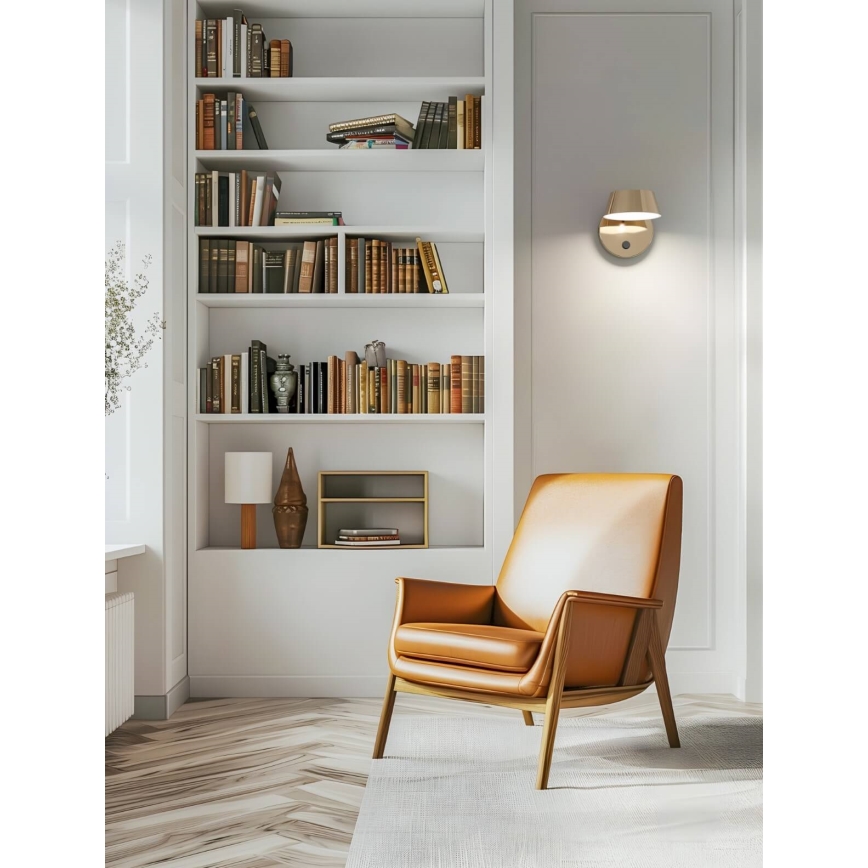 Open Design OR86539 - LED настенный светильник TIMO LED/6 Вт/230 В 3000/4500/6500 К латунь