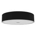 Open Design OR86577 - Потолочный светильник ZALINDRO 6xE27/15W/230V, диаметр 74,5 см, черный/глянцевый хром