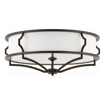 Open Design OR86607 - Потолочный светильник STESSO 4xE27/12W/230V, диаметр 65 см, коричневый