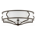 Open Design OR86614 - Потолочный светильник STESSO, 6xE27/12W/230V, диам. 85 см, коричневый