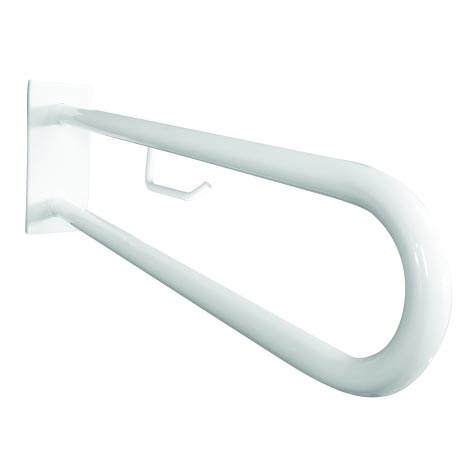 Опорний поручень 10x25 см, білий