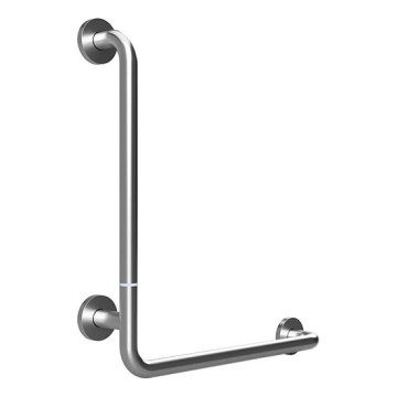 Опорний поручень 63x68 см нержавіюча сталь/сріблястий