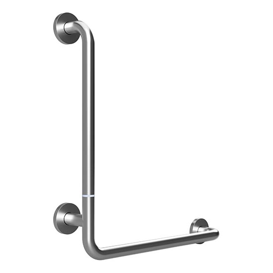 Опорний поручень 63x68 см нержавіюча сталь/сріблястий