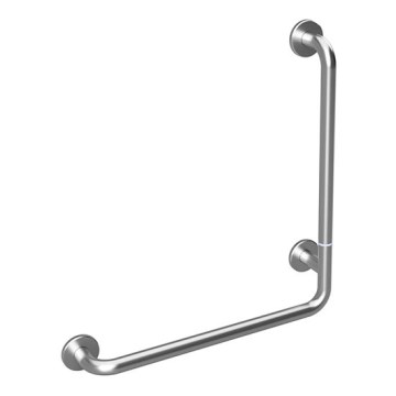 Опорний поручень 63x68 см нержавіюча сталь/сріблястий