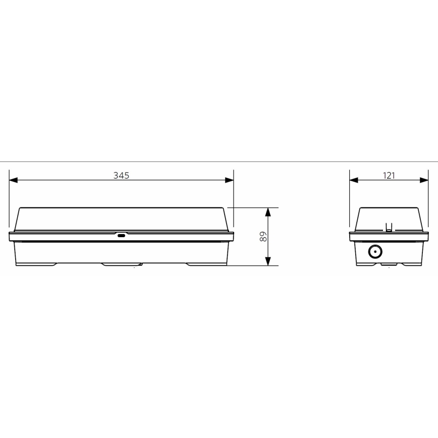Opple 26277 - Світлодіодний технічний світильник ECOMAX LED/5W/230V IP65