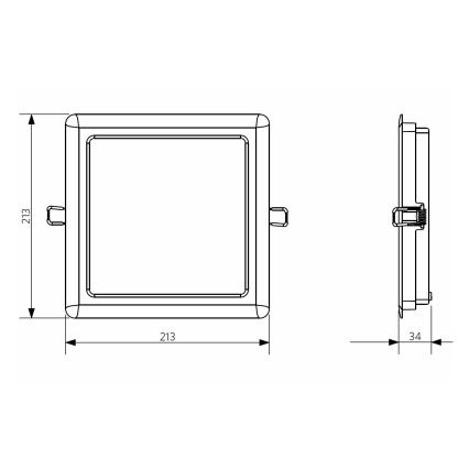 Opple 26667 - Светодиодный подвесной светильник для ванной комнаты LED/24W/230V 4000K IP44