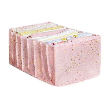 Органайзер для шкафа 37,5x24,5x17,5 см розовый