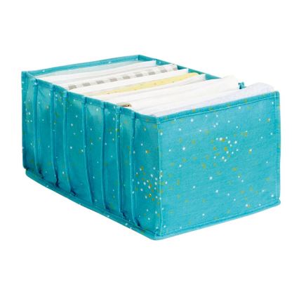 Органайзер для шкафа 40x15x14 см бирюзовый