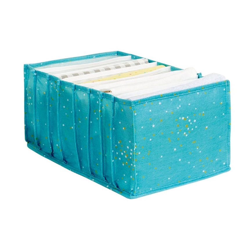 Органайзер для шкафа 40x15x14 см бирюзовый