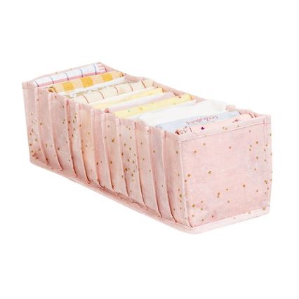 Органайзер для шкафа 42x16x13 см розовый