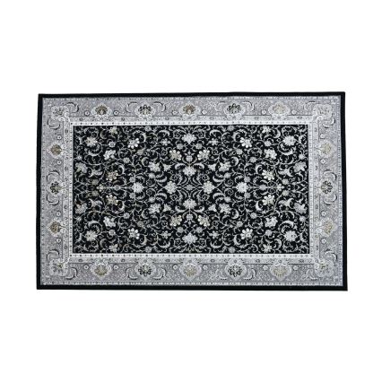 Ориентальный ковер GRECE, 120×170 см, плотность 2150 г/м² — черный/серый/белый