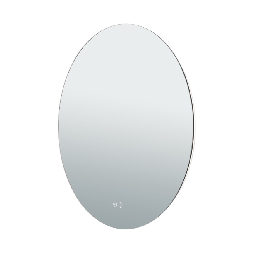 Настенное зеркало для ванной комнаты со светодиодной подсветкой и подогревом FOCUS LED/25W/230V 3000/4200/6000K диаметр 60 см IP44