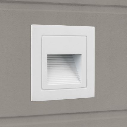 LED Вбудований світильник LORO LED/2W/230V IP65 білий