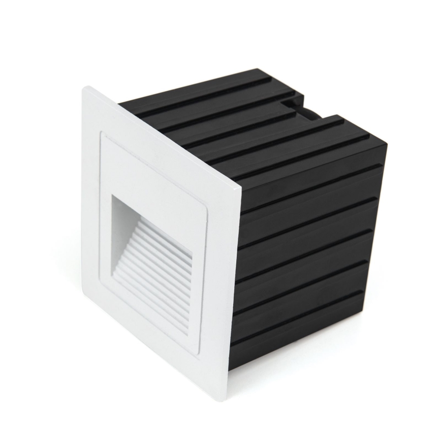 LED Вбудований світильник LORO LED/2W/230V IP65 білий