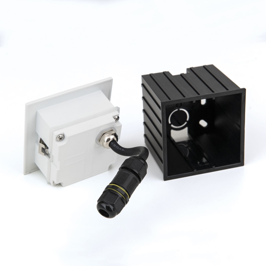 LED Вбудований світильник LORO LED/2W/230V IP65 білий