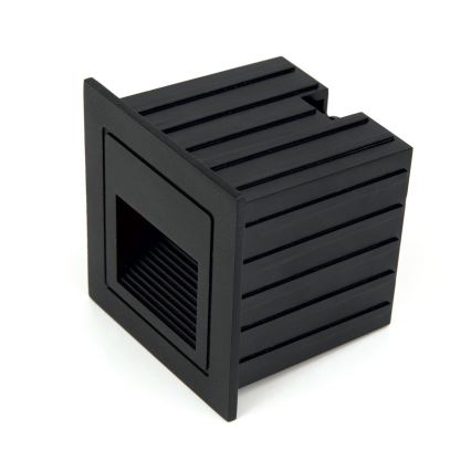 LED Вбудований світильник LORO LED/2W/230V IP65 чорний