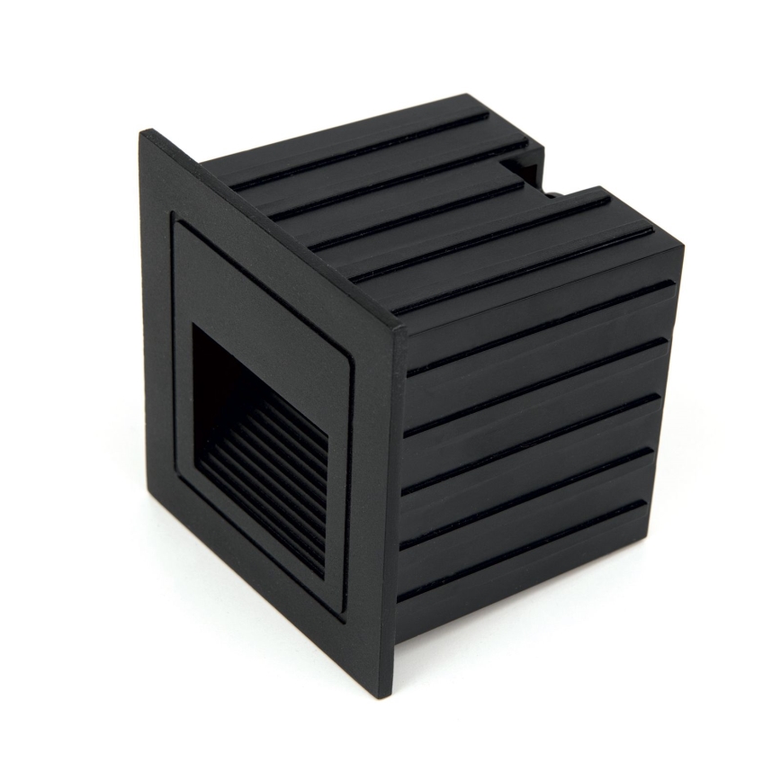 LED Вбудований світильник LORO LED/2W/230V IP65 чорний