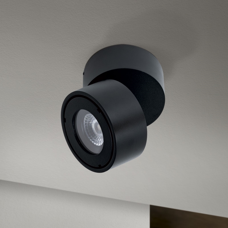 Світильник точковий для ванної кімнати з LED-діммером HARVEY LED/15W/230V IP65 чорний