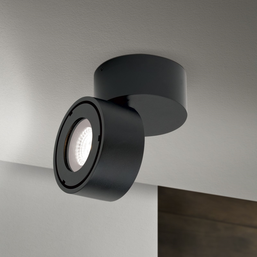 LED Точковий світильник з регулюванням яскравості для ванної кімнати HARVEY LED/15W/230V IP65 чорний