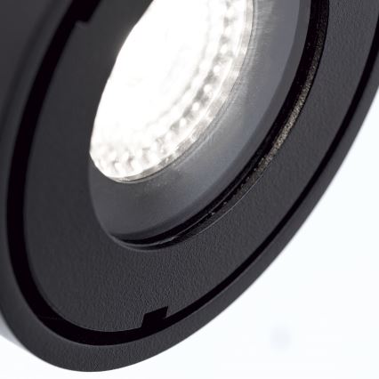 LED Точковий світильник з регулюванням яскравості для ванної кімнати HARVEY LED/15W/230V IP65 чорний