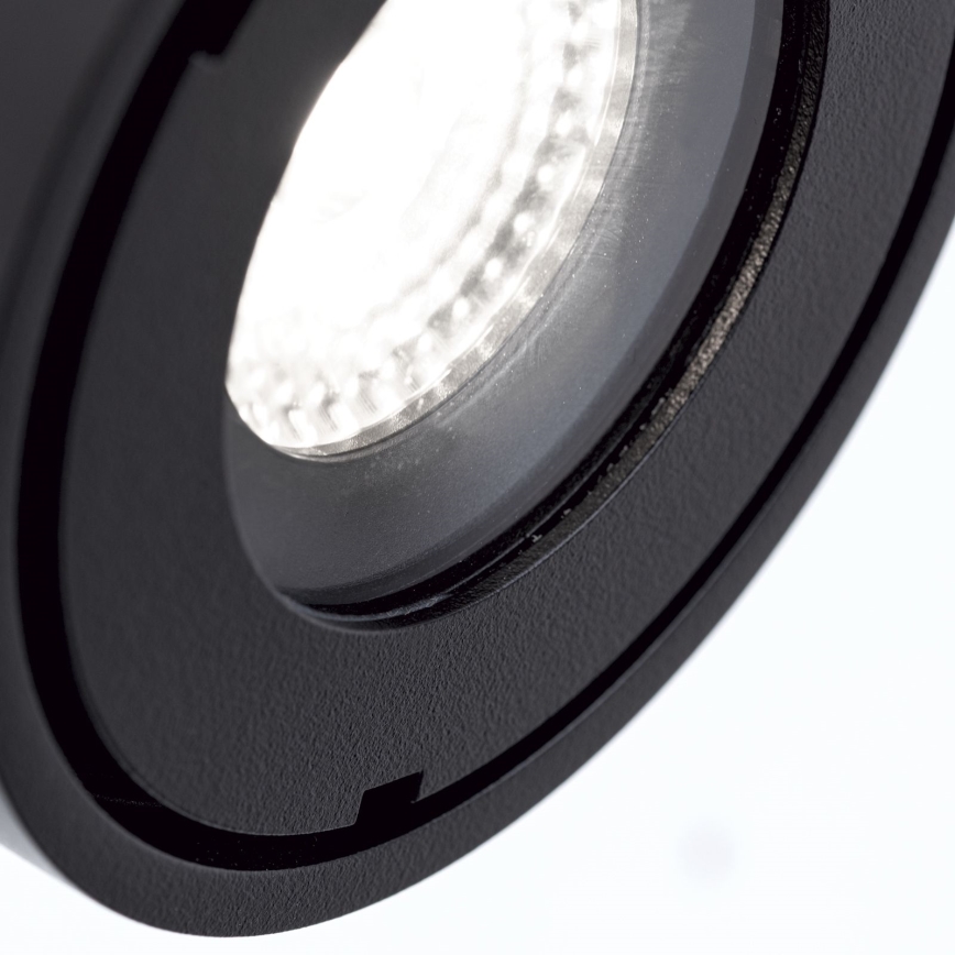 LED Точковий світильник з регулюванням яскравості для ванної кімнати HARVEY LED/15W/230V IP65 чорний