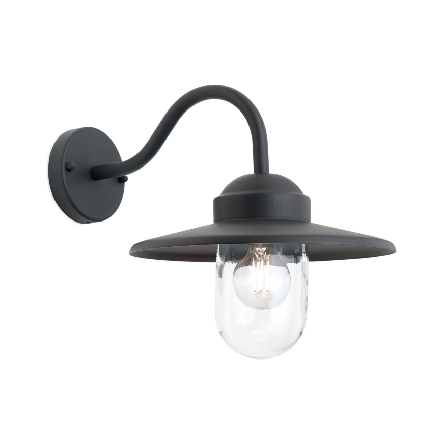 Уличный настенный светильник EDWARD 1xE27/60W/230V IP44 черный