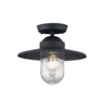 Вулична пристельова люстра EDWARD 1xE27/60W/230V IP44 чорний